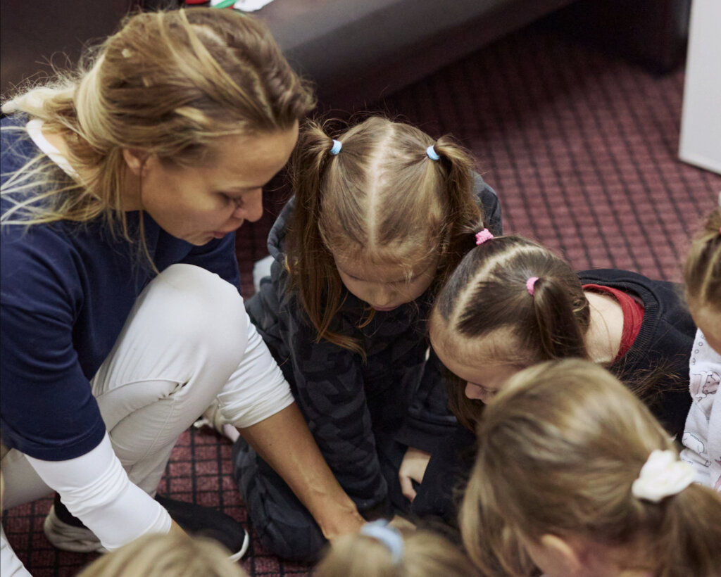 Group work with a teacher