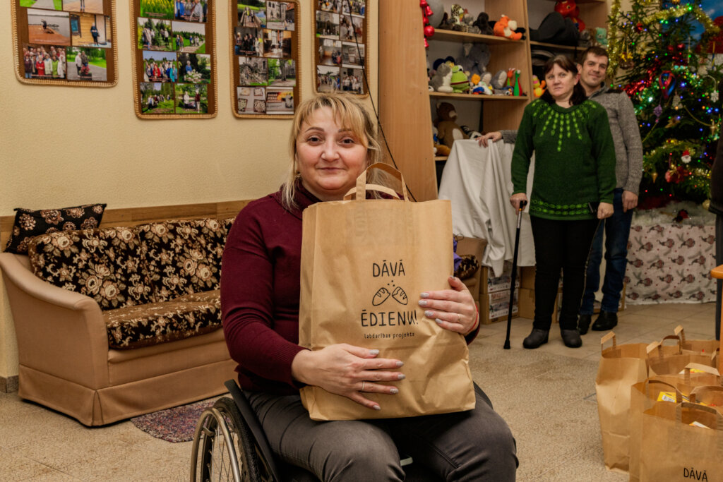 Dava Edienu-food support for people in need,Latvia