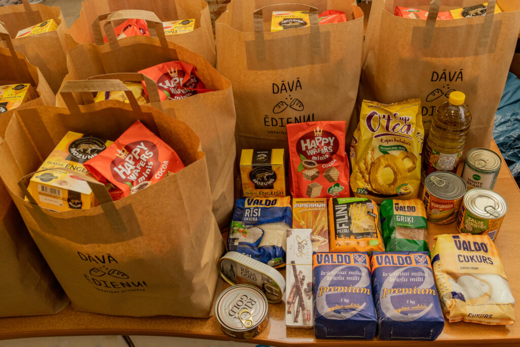 Dava Edienu-food support for people in need,Latvia