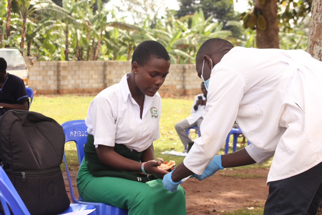 HPV vaccination during the Girl Child Day event