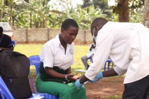 HPV vaccination during the Girl Child Day event