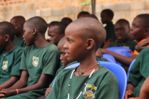 Student attentive during MHM session study