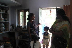 Inside a home