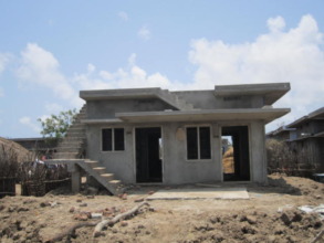 Partially completed house