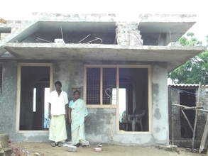 Beneficiaries in a completed house