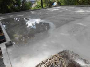 Water curing of slab