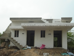 House completed upto slab level