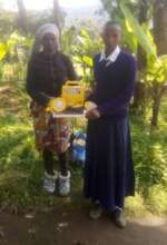Violeth receives solar kit
