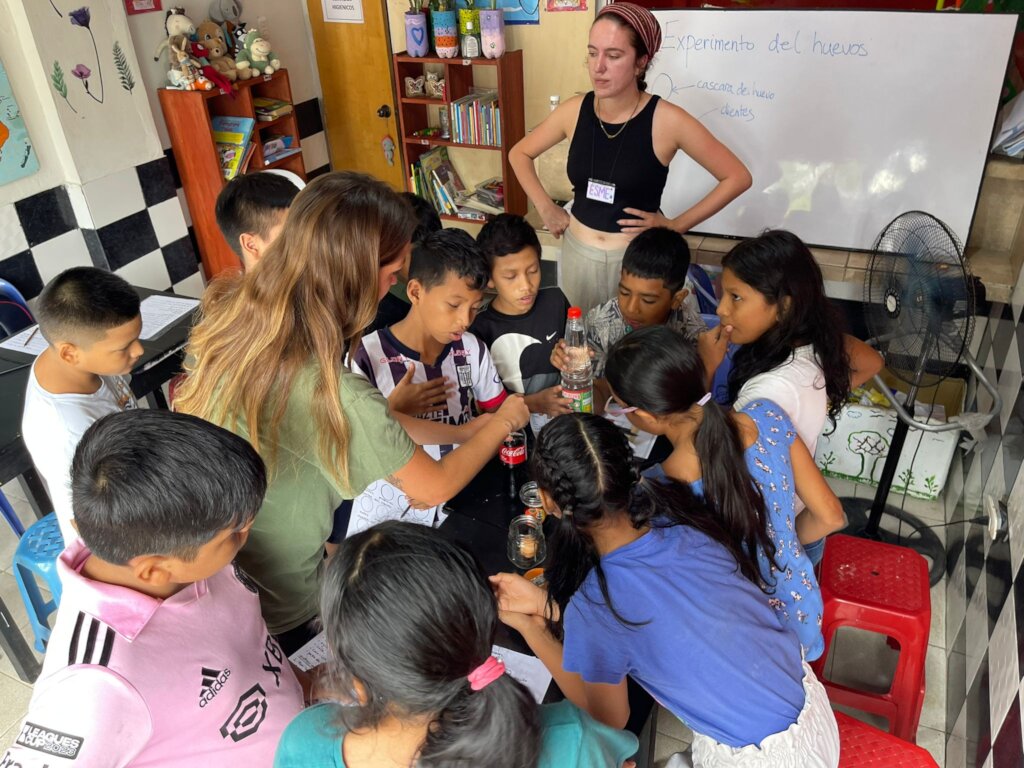 exploring different liquids in science class