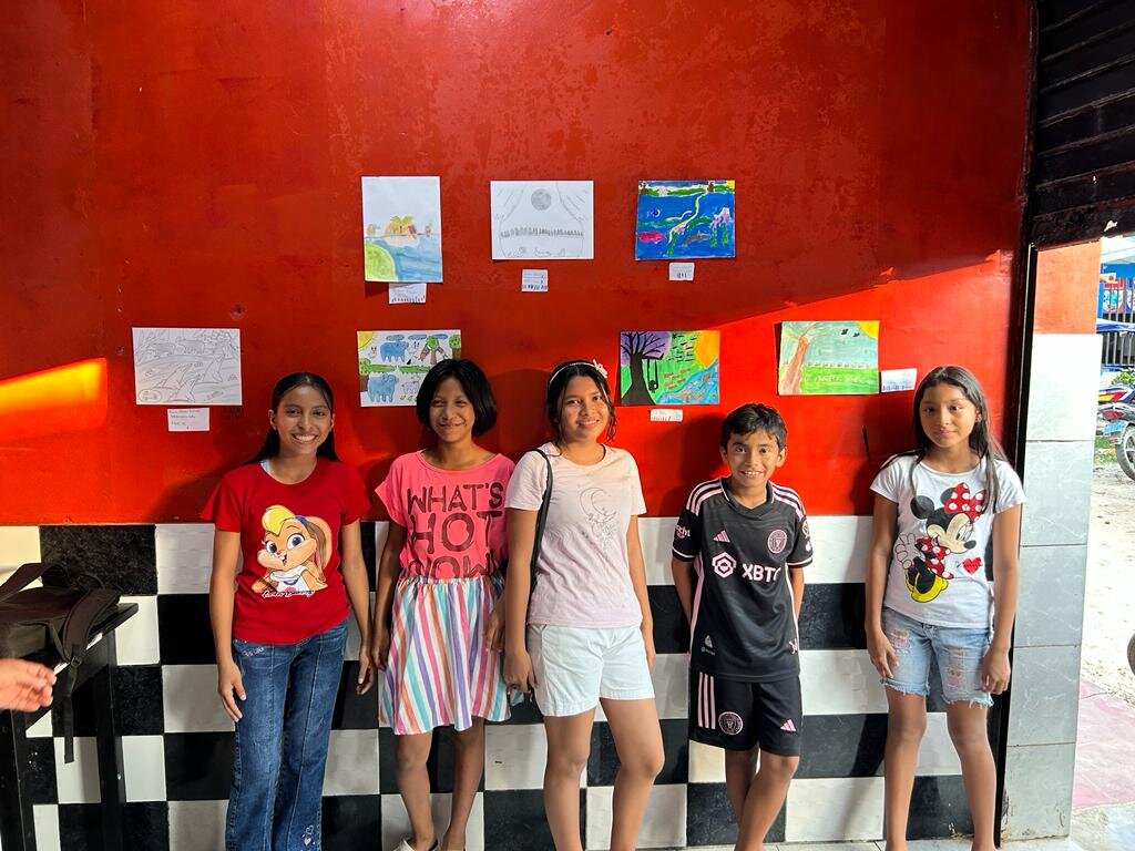 art exposition of the kids' paintings