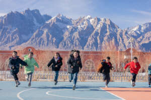 Playground by the Snowy Mountains
