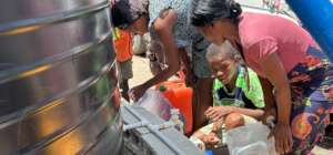 Families at Displaced Persons Sites Have Water Now