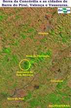 Wildlife Sanctuary location in the sierra and Paraiba do Sul riv