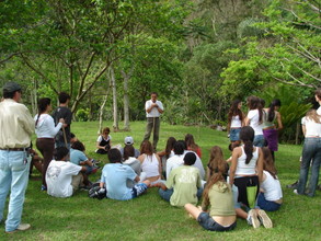 Lecture on the grass