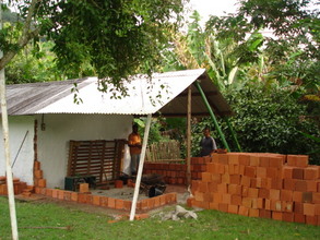 Workers and bricks