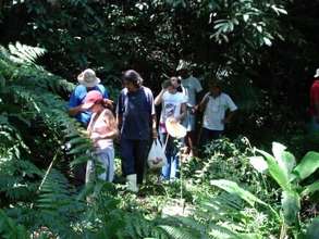 We take then into the forest