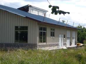 North side of new shelter