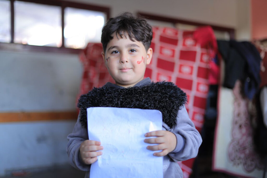 A boy from Gaza