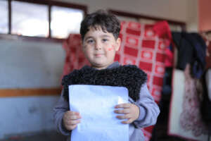 A boy from Gaza