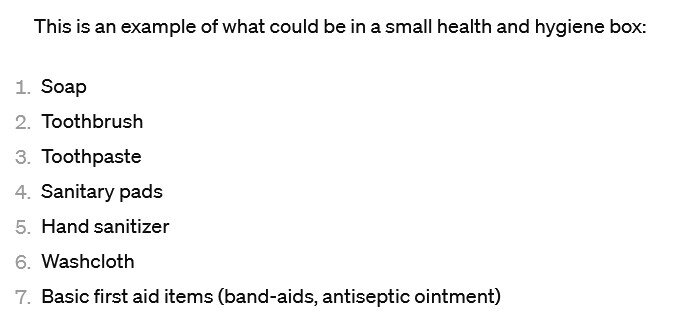 Menstrual Health Education for Tanzanian students