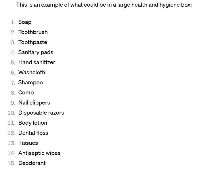 Menstrual Health Education for Tanzanian students