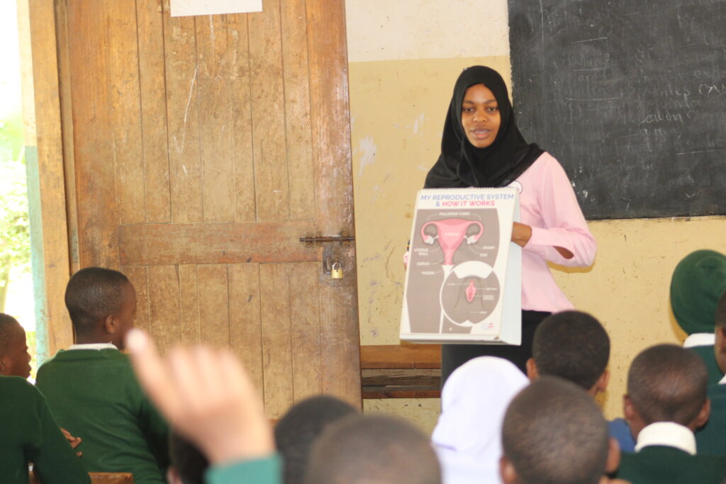 Menstrual Health Education for Tanzanian students