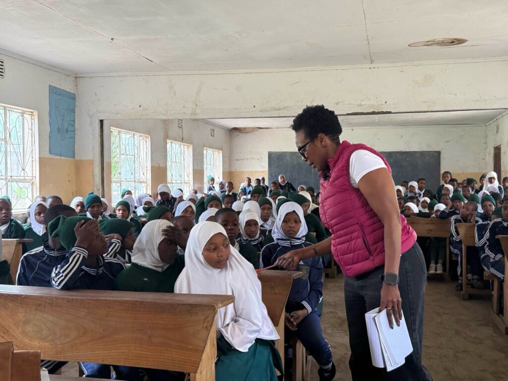 Menstrual Health Education for Tanzanian students