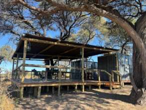 The Elephants for Africa camp Main area - closer