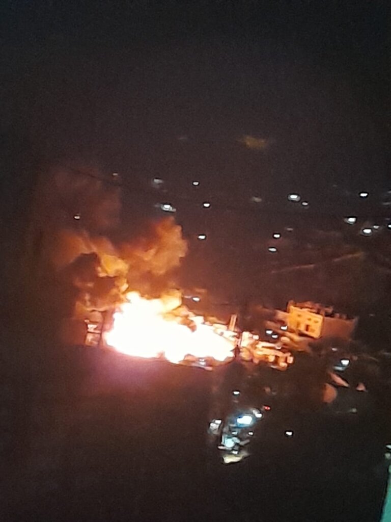 Emergency response to a camp fire in Arsal,Lebanon
