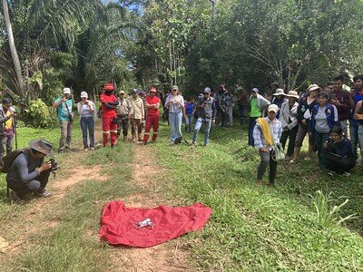 Drone mapping training in Sapecho