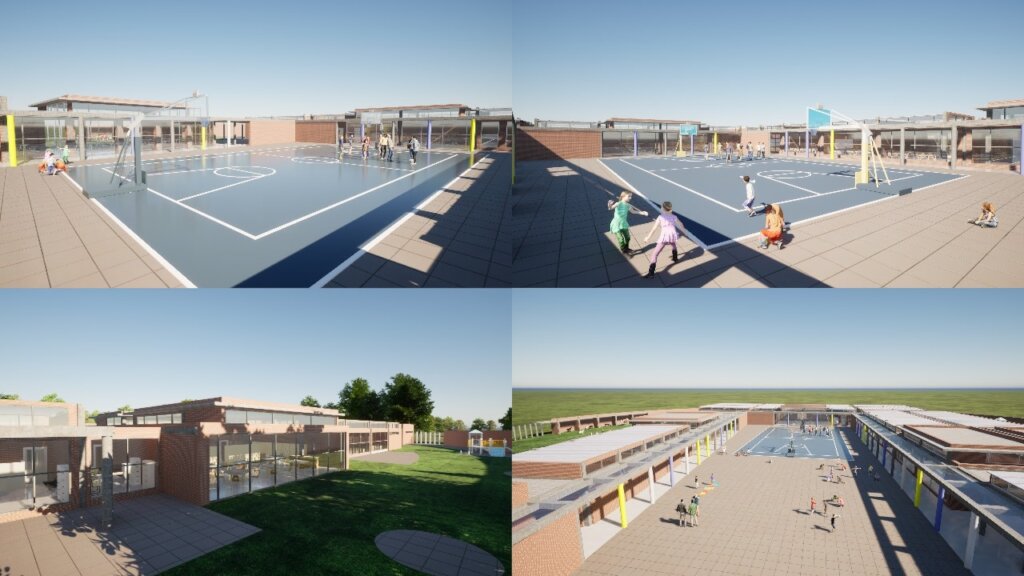 Renders made from plans donated by local architect