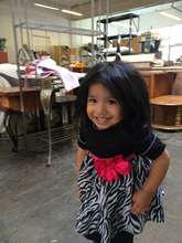Angelica's daughter at the Warehouse