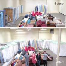Sealy Mattress Donation Before & After