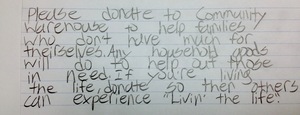 Young student gives some great advice!