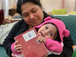 Mother and child in Warehouse
