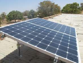 Solar panels installed in Kirina