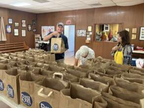 Food Distribution to Survivors