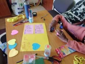 Shiko in a Play & Art Therapy session at Childline