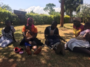 Young mothers during a Waste Management Session