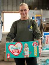 Humanitarian aid for single mothers in Kharkiv