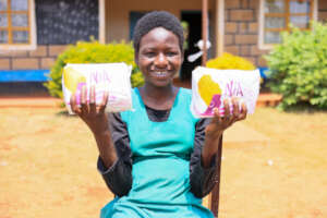 Gatwiri with sanitary towels