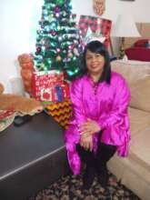 Damny in her new home.