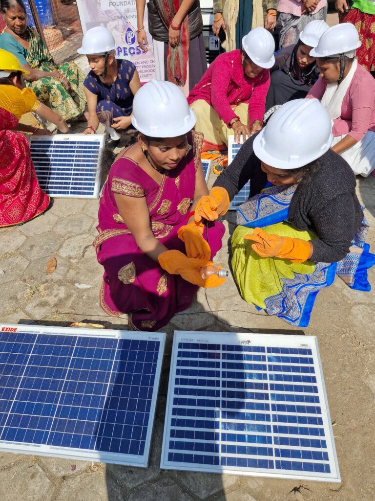 Empowering Women with Solar Skills Training