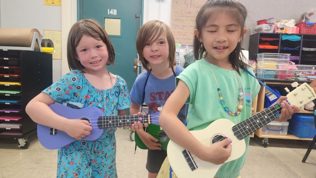 5 year old strummers