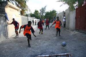 Playing in the streets