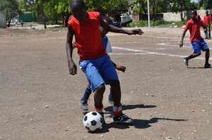 Younger kids also got a chance to play