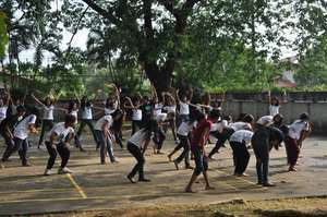 A group dance