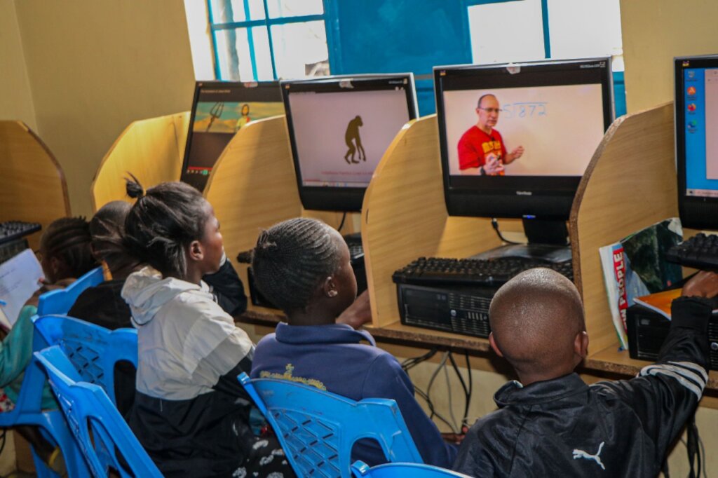 Digital library education lifeline in our slums