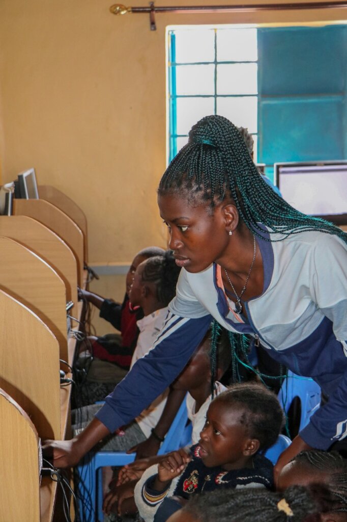 Digital library education lifeline in our slums