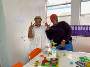 Teachers at a "Learning Through Play" workshop